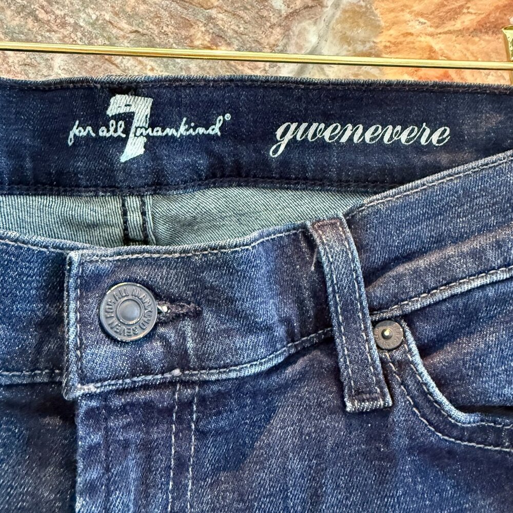 7 For All Mankind Gwenevere Skinny Jeans Size 31 - Picture 5 of 6